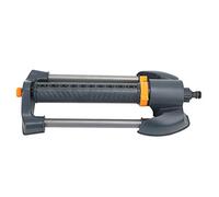 Hamwesh Arroseur Oscillant, 20 Buses Précises, Plage et Largeur Réglables, Base en Métal, Plastique ABS, Couverture de 1 100 Pieds Carrés, Arroseur de Jardin avec clé Orange de Contrôle pour