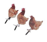 Hamwesh Art de Jardin de Poulet, Enjeux de Jardin Réaliste avec des Piquets d'animaux Décoratifs Acryliques pour la Décoration de en Plein Air