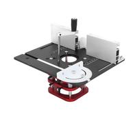 Hamwesh Ascenseur de Routeur, Kit de Base de Table de Routeur en Métal de Conception Universelle de 51 Mm à Hauteur Réglable, Table de Garniture de en Bois avec Matériel de Montage pour Graver des