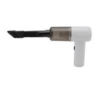 Hamwesh Aspirateur sans Fil pour Voiture, Aspirateur à Main à Double Usage Humide et Sec 12 000 Pa, Mini Rechargeable par USB avec Filtre Nettoyable pour Voiture, Maison, Bureau (White)