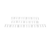 Hamwesh Autocollants pour Clavier de Piano, 88 Touches Phosphorescentes, en Silicone Réutilisable, sans Adhésif, étiquettes de Notes de Clavier avec Boîte de Rangement pour Débutants (BLACK)