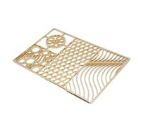 Hamwesh Bac à Tampons à Glace, Machine Glaçons en Cuivre de qualité Supérieure pour Cocktails et Whisky, Créez des Glaçons Personnalisés en 5 Secondes, avec un Design Portable pour les (C03)