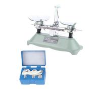 Hamwesh Balance Mécanique, Balance Précise à Double Plateau de 200 G 0,2 G, de Précision de Laboratoire avec Pince à épiler et Divers Poids pour l'enseignement de la Physique et de la Chimie en