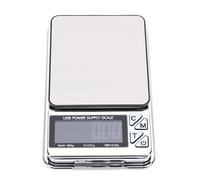 Hamwesh Balance Milligramme Numérique 600 G, Balance Analytique de Haute Précision 0,01 G avec écran LCD, 7 Unités, Fonction Tare et PCS pour Bijoux, or, Poudre, Aliments
