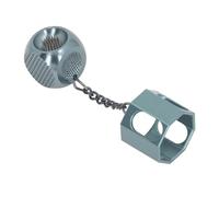 Hamwesh Billard Calk Holder Aluminium Alloy Snooker Cue Boîte à Craie avec Conception Magnétique pour Les Accessoires de Repère de Piscine (Green)