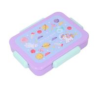 Hamwesh Boîte à Déjeuner pour Enfants, Boîte à Déjeuner Portable à Compartiments Séparés pour Micro-ondes, Récipient de Cafétéria avec Ustensiles pour les Sorties d'Enfants dans le Parc Scolaire
