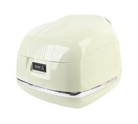 Hamwesh Boîte Arrière de Moto, Design Rétro élégant, Résistant à la Pluie, Ajustement Universel, capacité de 35 L, Matériau ABS Robuste pour Casques Pleine Grandeur, Outils (Green)