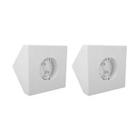 Hamwesh Boîte de Support de Montage pour Ventilateur de Plafond pour | Prend en Charge un Ventilateur de 70 Lb, une Lumière de 200 Lb, un Espace de Câblage de 14,5 Cu, 2 Pièces avec Matériel de