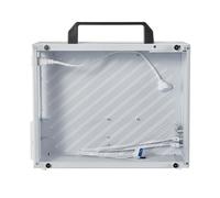 Hamwesh Boîtier PC ATX, Prend en Charge Les Cartes Mères MATX ITX Alimentation ATX SFX jusqu'à 320 Mm GPU 6 Supports de Ventilateur, Boîtier PC de Jeu, d'ordinateur avec Poignée Amovible et