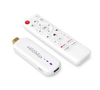 Hamwesh Boîtier TV numérique Intelligent, Lecteur multimédia 4K en Streaming avec télécommande vocale Android 9.0, 2 Go RAM, 16 Go ROM, Wi-FI 2,4 GHz et 5 GHz, idéal pour Les Voyages