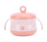 Hamwesh Bol d'alimentation Intelligent pour bébé à Température Constante, Chauffe-plats électrique à Chargement USB 16 W avec Double Paroi Isolée Sous Vide en Acier Inoxydable pour Tout-petits et