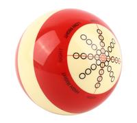 Hamwesh Boule de Billard, Boule d'entraînement de Billard d'entraînement de 57,2 Mm avec Matériau en Résine à Points pour Accessoires de Table de