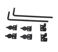 Hamwesh Boulon de Chute de Canne Robuste, Matériel de Tige de Chute de Portail à Verrouillage Efficace, Butée de Portail en Acier Résistant aux Intempéries avec Construction Durable et Installation