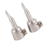 Hamwesh Bulle de Soudage, Buse Plate de 20 Mm en Alliage en Acier Inoxydable avec Résistance à la Chaleur pour le Soudage en Tôle en Plastique PVC PP