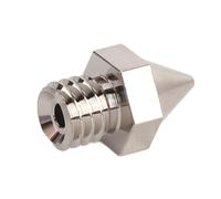 Hamwesh Buse d'imprimante 3D 0,4 Mm, Buse M6 en Acier trempé Résistant à l'usure avec Conception Anti-fuite sans Couture pour l' Raise3D N Series Pro2 Series Pro3 E2 PLA ABS PETG