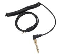 Hamwesh Câble de Remplacement pour Casque, Mécanisme de Verrouillage, Adaptateur 3,5 Mm 6,35 Mm, Cordon Auxiliaire pour Casque, Câble de avec à Ressort 2 M OFC Sound pour DJ HDJ CUE1BT HDJ X5 X7 S7