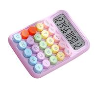 Hamwesh Calculatrice à Clavier Mécanique Colorée, pavé Numérique, Calcul Scientifique, Saisie Stable, pour Le Bureau et la Maison, avec Un Design Exquis, Utilitaire Multifonctionnel (Purple)