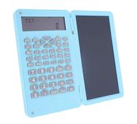 Hamwesh Calculatrice Scientifique, 2 en 1, écran 2 Lignes, Tablette d'écriture LCD 6 Pouces, Soins des Yeux et Plus de 200 Fonctions, Calculatrice Portable avec Bloc-notes pour étudiants, Bureau,