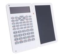 Hamwesh Calculatrice Scientifique, 2 en 1, écran 2 Lignes, Tablette d'écriture LCD 6 Pouces, Soins des Yeux et Plus de 200 Fonctions, Calculatrice Portable avec Bloc-Notes pour étudiants, Bureau,