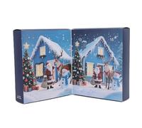 Hamwesh Calendrier de l' de Noël Gnomes, Compte à Rebours de 24 Jours, 24 Figurines de Gnomes Uniques, Décoration de Vacances Festive pour les Traditions de Noël en Famille, Jolis Objets de