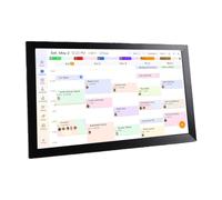 Hamwesh Calendrier Numérique Intelligent, écran Tactile Mural de 21,5 | Planificateur Familial avec Synchronisation WiFi, Tableau des Tâches, Cadre Photo, écran HD IPS, Résolution 1080P,
