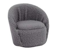 Hamwesh Canapé de Maison de Poupée, Chaise de canapé Miniature en Tissu Peluche de Bois de Bouleau à l'échelle 1:12, Simple Miniature avec Un Savoir-Faire détaillé pour la Décoration de Salon de