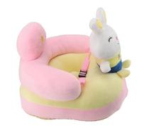Hamwesh Canapé de Soutien pour bébé, Chaise Longue en Peluche Anti-tours Latéraux à Angle Réglable pour Apprendre à s'asseoir, Chaise sur le Ventre avec Oreiller de Soutien Amovible pour les (lapin)