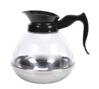 Hamwesh Carafe à café Commerciale, Cafetière à Base en Acier Inoxydable de 1600 Ml avec Système de Filtre Anti-goutte et Isolation Thermique Multifonctionnelle, pour un Usage Domestique