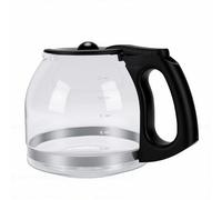 Hamwesh Carafe en verre 12 tasses, cafetière universelle de remplacement de 1,8 L pour la maison, carafe en verre borosilicate sûr avec construction robuste et poignée solide