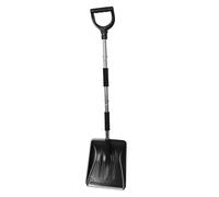 Hamwesh Caraune de Neige de Voiture, Conception Rétractable Rotative 3 en 1 avec Construction en Acier Inoxydable pour l'allée (Argent Blanc)
