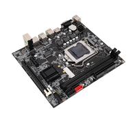 Hamwesh Carte Mère d'ordinateur, LGA 1155 Socket DDR3 16 Go Double Canal B75 avec Interface M2 NVMe NGFF pour Processeurs Core I3 I5 I7 E3 V2 Pentium