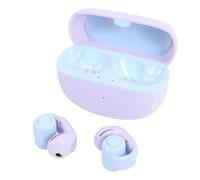 Hamwesh Casque à Clip Bluetooth 5.3 Oreillette IPX5 Étanche (Purple) | Écouteurs de sport sans fil, ajustement sécurisé pour la course, conception de coussin en silicone pour petites oreilles,