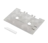 Hamwesh Cassette Head and Guide Gauge, Haute Précision Alignement Mécanique avec la Barre d'Alignement pour l'étudiant Nagar DVRS en Acier Inoxydable