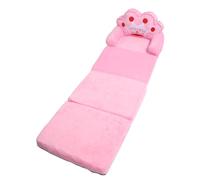 Hamwesh Chaise pour Enfant, Canapé-lit Pliable en Forme de Diadème de Princesse Rose, canapé Convertible en Peluche Douce, Chaise Confortable pour Enfants, en Peluche pour Enfants avec Housse