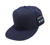 Hamwesh Chapeau Bluetooth, 6 Heures de Lecture avec Microphone intégré, Chapeau de Musique, de Haut-Parleur avec Module Détachable pour Hommes et Femmes, Activités de Plein Air (Blue)