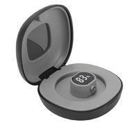 Hamwesh Chargeur Annulaire Intelligent, Boîtier de Charge Magnétique à Affichage LED 180 MAh Gen 4, Chargeur de Voyage Annulaire avec Conception Portable pour R02 R03 R06 R11M R8 H01 SR05 (Black)