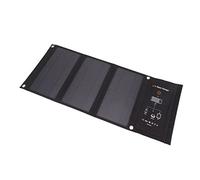 Hamwesh Chargeur de Panneau Solaire, 21 W, 20,8% d'efficacité pour Plusieurs Appareils, Panneau Solaire Portable Pliable avec Technologie de Charge Intelligente pour Le Camping en Plein Air, la