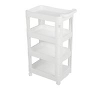 Hamwesh Chariot de Rangement Roulant, Chariot Utilitaire Mobile Multifonctionnel en Plastique de Grande capacité, Organisateur de de Rangement de Cuisine avec Roues et Poignée, pour Salle de Bain,