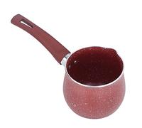 Hamwesh Chauffe-beurre, 3 Portions, Antiadhésive, Anti-brûlure, à Long Manche, Multifonctionnelle, Petite Casserole à Lait avec Bec Verseur, Diamètre 10 Cm, pour Réchauffer la Soupe, le café, le thé