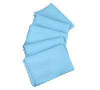 Hamwesh Chiffon de Nettoyage pour Instruments de Musique, 5 Pièces de Grands Chiffons de Nettoyage Réutilisables en Coton, Chiffon de pour Piano avec Bord Non tissé pour Guitare, Violon, Flûte, (BLUE)