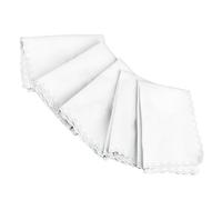Hamwesh Chiffon de Nettoyage pour Instruments de Musique, 5 Pièces de Grands Chiffons de Nettoyage Réutilisables en Coton, Chiffon de pour Piano avec Bord Non tissé pour Guitare, Violon, Flûte,