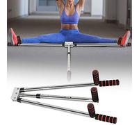 Hamwesh Civière de Jambe, 6 Trous, Longueur Réglable, en Acier Léger, 3 Barres, Machine Fendue avec Sangle de Traction pour Le Ballet, Le Yoga, la Danse, la Gymnastique, Les Exercices à Domicile