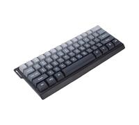 Hamwesh Clavier de Jeu Filaire RVB 61 Touches, Disposition Compacte à 60% avec Touches Rétroéclairées Vibrantes et Touches Ergonomiques, Exécution Combinée Transparente pour Les