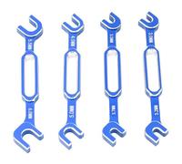 Hamwesh Clé de Voiture RC, Jeu de Clés de Retrait de Rotule d'écrou de Tendeur en Alliage d'aluminium de 3,0 à 6,0 Mm, avec Construction Légère et Durable pour Régler Les Rotules, Les Tiges de