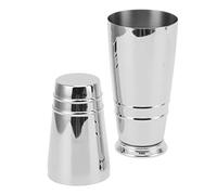Hamwesh Cocktail Shaker, 304 Stainless Steel Boston Shaker Set (SILVER)