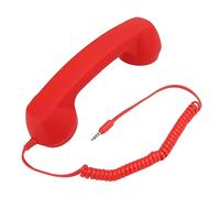 Hamwesh Combiné Téléphonique Rétro, Réponse à Une Touche, Contrôle du Volume, Interrupteur Sonore, Prise 3,5 Mm, combiné de Téléphone Portable, Récepteur Téléphonique avec Cordon enroulé de 9 Pieds,
