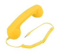 Hamwesh Combiné Téléphonique Rétro, Réponse à Une Touche, Contrôle du Volume, Interrupteur Sonore, Prise 3,5 Mm, combiné de Téléphone Portable, Récepteur Téléphonique avec Cordon enroulé de 9 Pieds,
