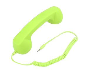 Hamwesh Combiné Téléphonique Rétro, Réponse à Une Touche, Contrôle du Volume, Interrupteur Sonore, Prise 3,5 Mm, combiné de Téléphone Portable, Récepteur Téléphonique avec Cordon enroulé de 9 Pieds,
