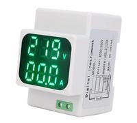 Hamwesh Compteur d'énergie AC, 50-500 V AC 0,3-120 A, Précision 1%, Compteur de Courant de Tension Numérique, Multifonction avec écran LED Vert de 0,56 Pouces pour équipements d'automatisation de