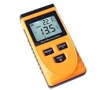 Hamwesh Compteur d'humidité en Bois, Détecteur d'humidité Numérique sans épingle avec écran LCD rétro-éclairé 8 Niveaux Ajustement pour le Bois Sec du